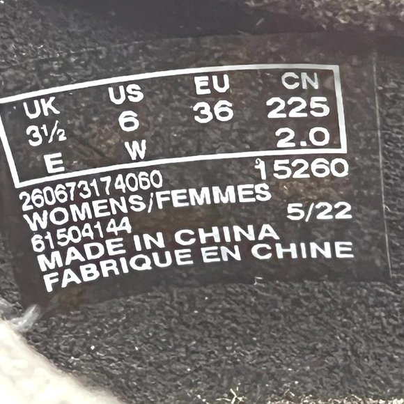 6W 6 WIDE Clarks Ashland Effie Black Pebbled Leather Comfort Loafers Shoes - Picture 10 of 10